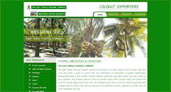 Desktop Screenshot of coconutexporters.com