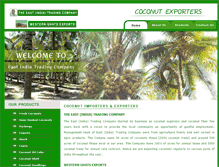 Tablet Screenshot of coconutexporters.com